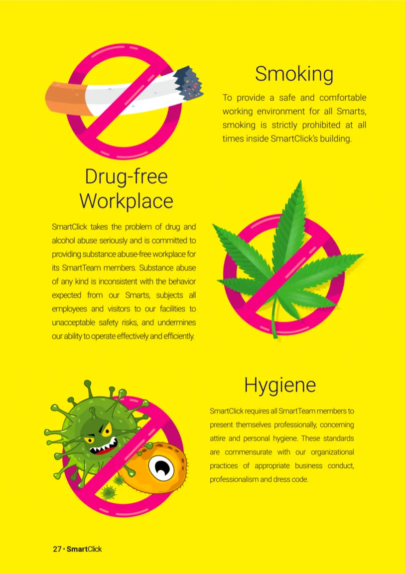 what you can't do in the workplace
