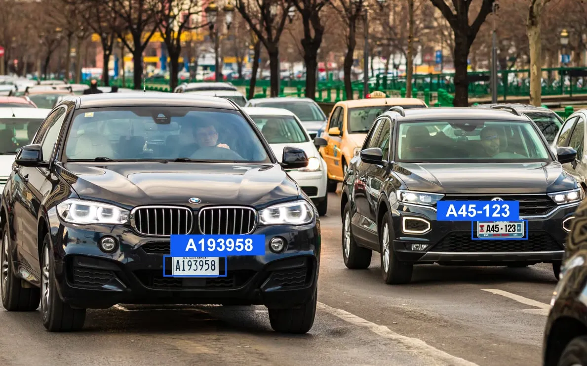 License plate detection